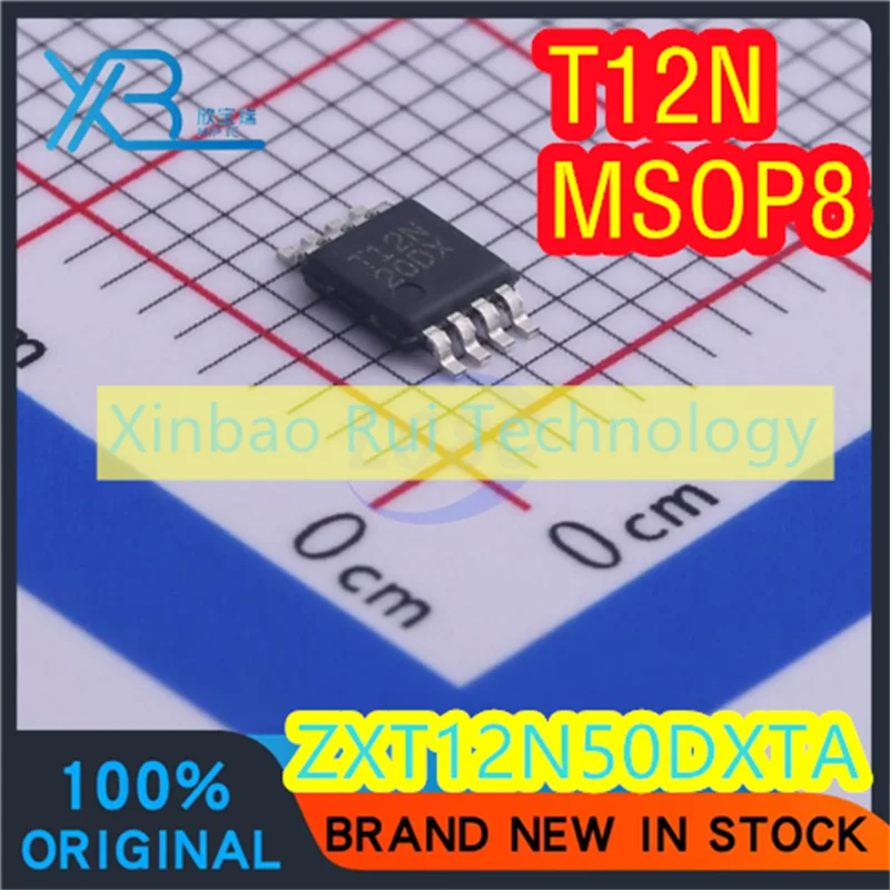 

(4/20piece) ZXT12N50DXTA Parts Identification T12N MSOP8 Dual 50V NPN Silicon Low Saturation Switching Transistor 100% Brand New