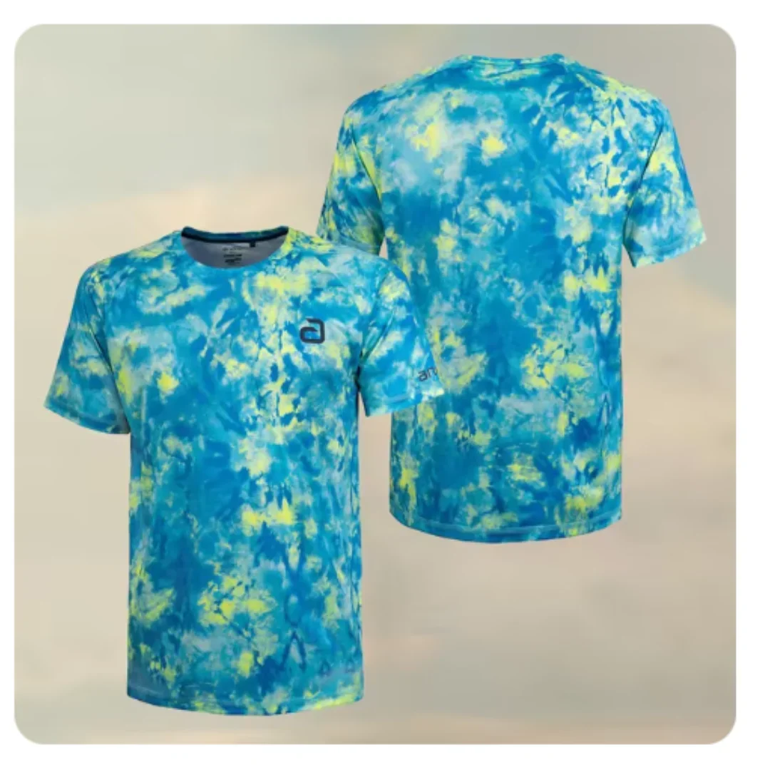 

2025 new men's summer quick drying T-shirt fashion boutique, ultra-thin short sleeved, men's fitness sportswear