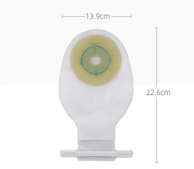 

Disposable 15-48mm One Piece Medical Consumables Colostomy Bag for Stoma Closed for Ostomy & Ileostomy Care