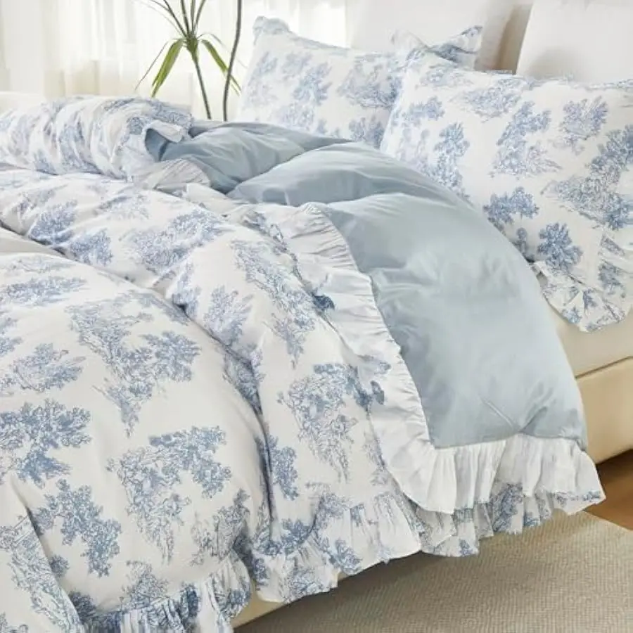 Brandream French Toile Cotton Duvet Cover Set