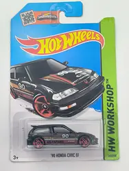 2015-197  HOT WHEELS 1:64 90 Honda Civic EF diecast car model gifts