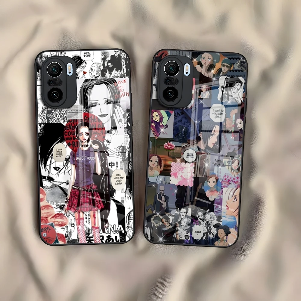 

Nana Osaki Anime Phone Case For Xiaomi 14 Lite 12 Pro 11t 13 Lite POCO M6 M5 X6 X5 X3 NFC F5 F6 Pro Tempered Glass Cover