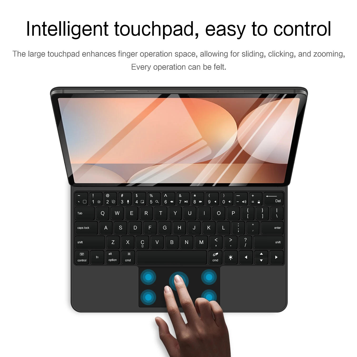 Keyboard Case For Samsung Galaxy Tab S10+ 12.4 S9+ S9 FE+ Plus S8+ S7 FE Magnetic Smart Keyboards Book Cover Magic Backlight