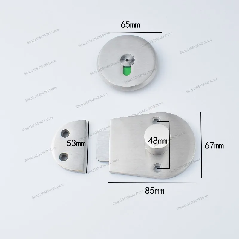 For Bathroom Partition Accessories/precision Casting 304 Stainless Steel Manned Unmanned Instruction  Latch Door