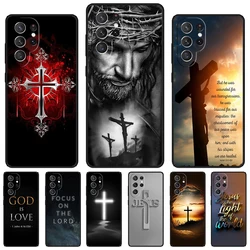 Faith Christian Religious Jesus phone case For Samsung Galaxy S24 S25 S23 S22 Ultra Note 10 20 Plus S20 S21 FE Cover