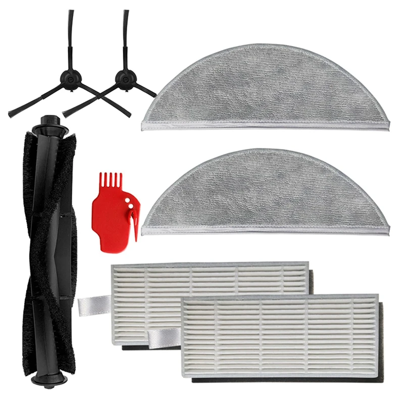 ملحقات بديلة للمكنسة الكهربائية Lydsto R1 ، قطع غيار ، جانب دوار ، فرشاة رئيسية ، فلاتر HEPA ، ممسحة ، قماش ، خرقة