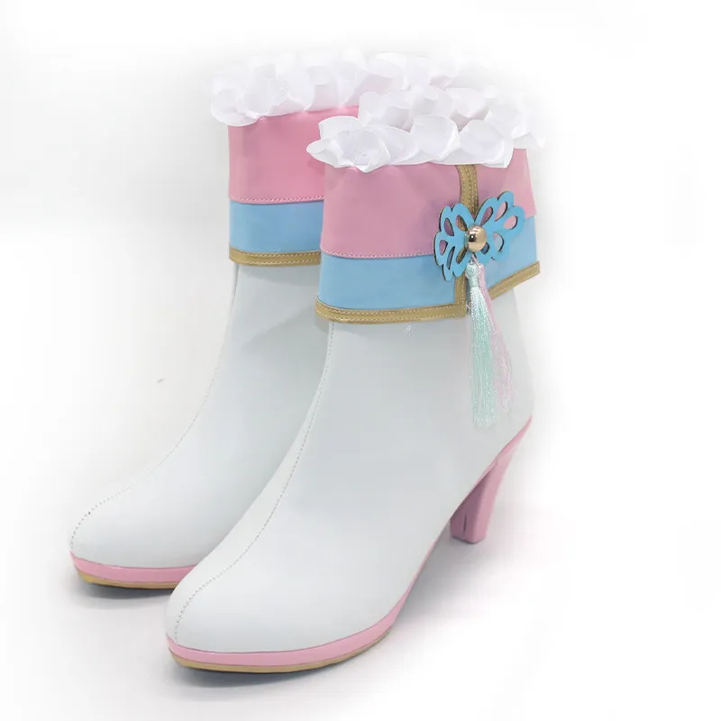 게임 프리티 더비 코파노 리키 코스프레 신발 코파노 리키 눈부신 행운의 신발 할로윈 파티 성인 여성 남성용