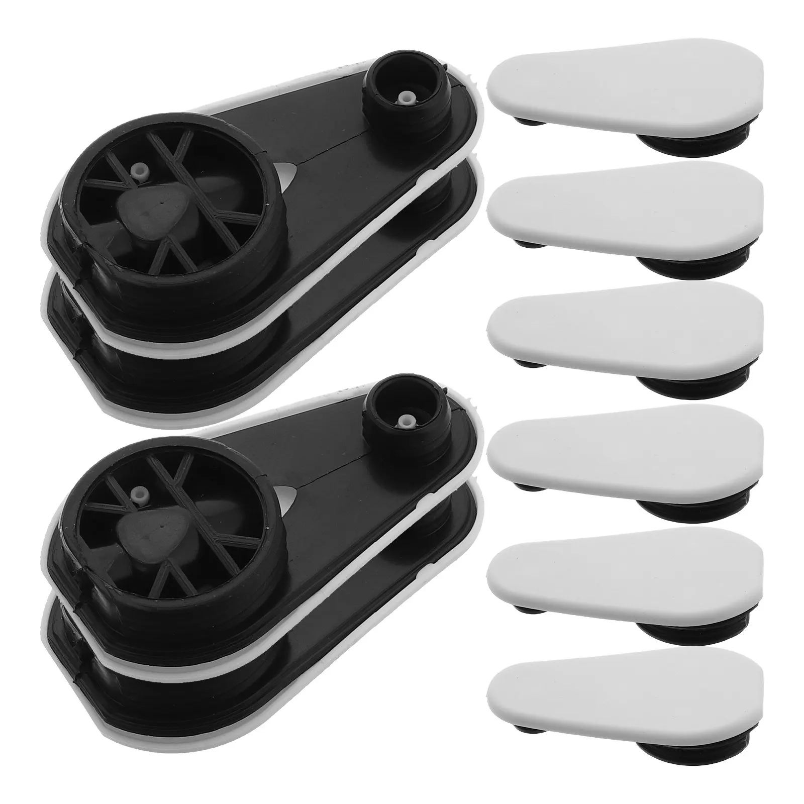 10Sets Furniture Corner Code Connector Bracket Thickened Corner Brace for Rv Bedside Cabinet Door Support Shelf Fastener