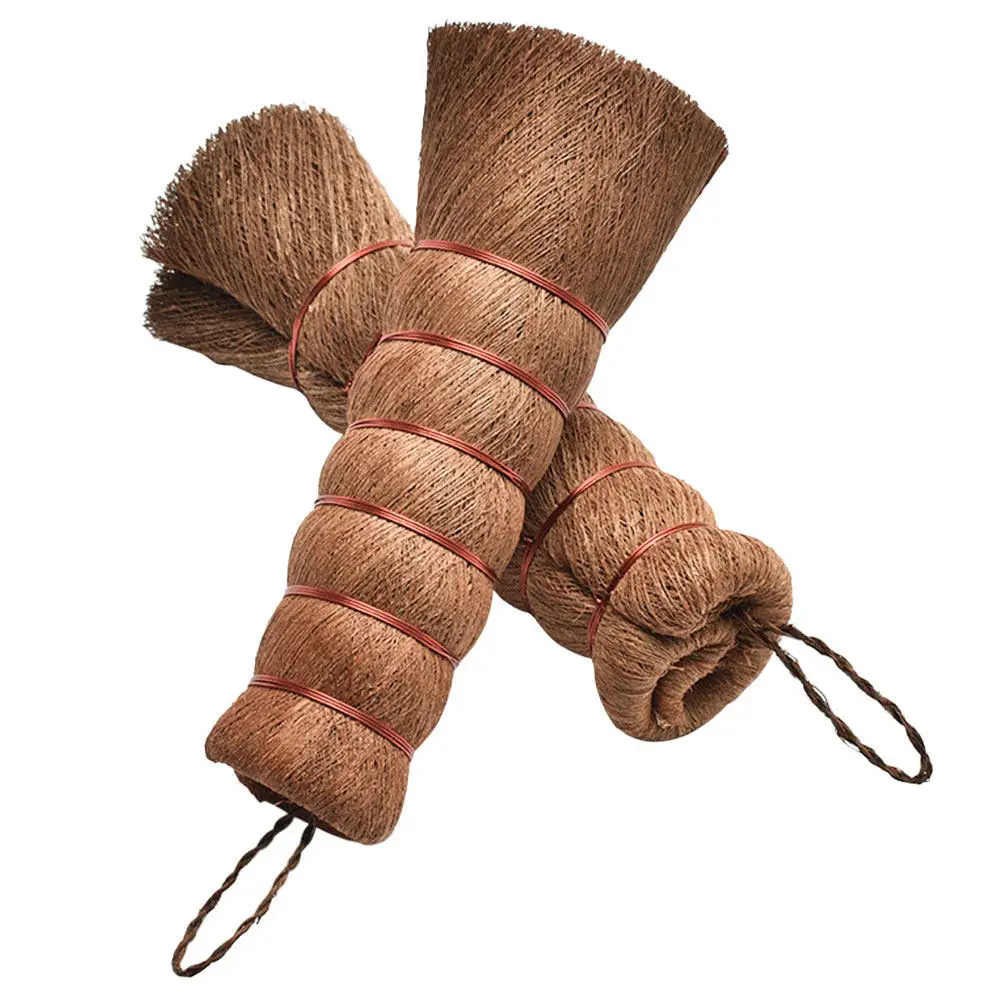 2Pcs Tea Tray Brush Natural Sturdy Bristle Compact Design with Hanging Ring for Tea Room Supplies Teaware Cleaning Tools