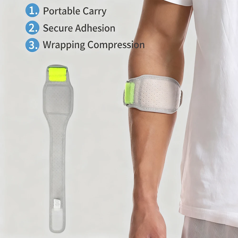

Professional Tennis Elbow Brace for Pain Relief,Adjustable Forearm Support Strap with Pad for Tendonitis,Golf,Gym,Men & Women