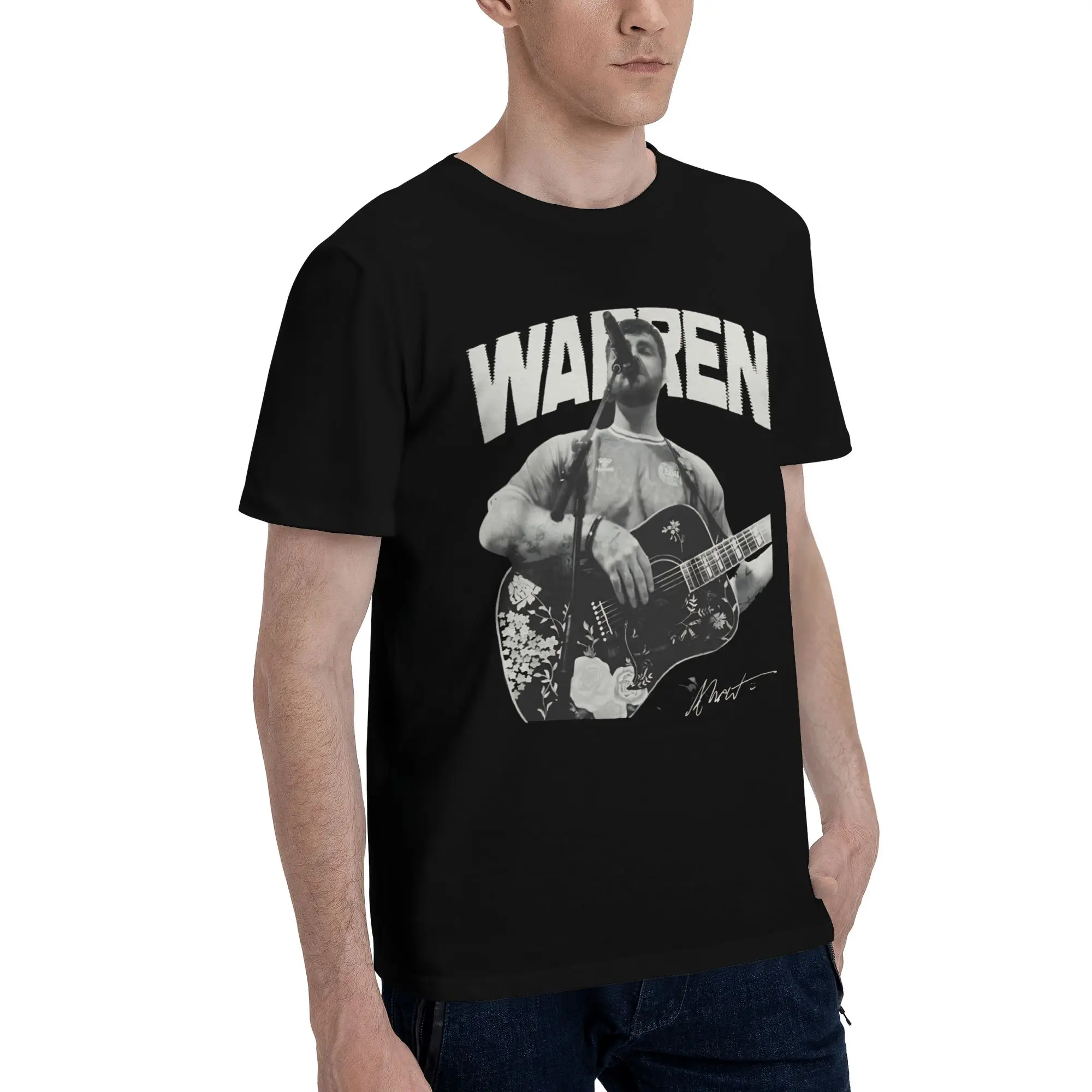 Men Women Printed Alex Warren Finding Family on The Road Tour 2026   Tee T Shirt Cotton  T-shirts Clothing