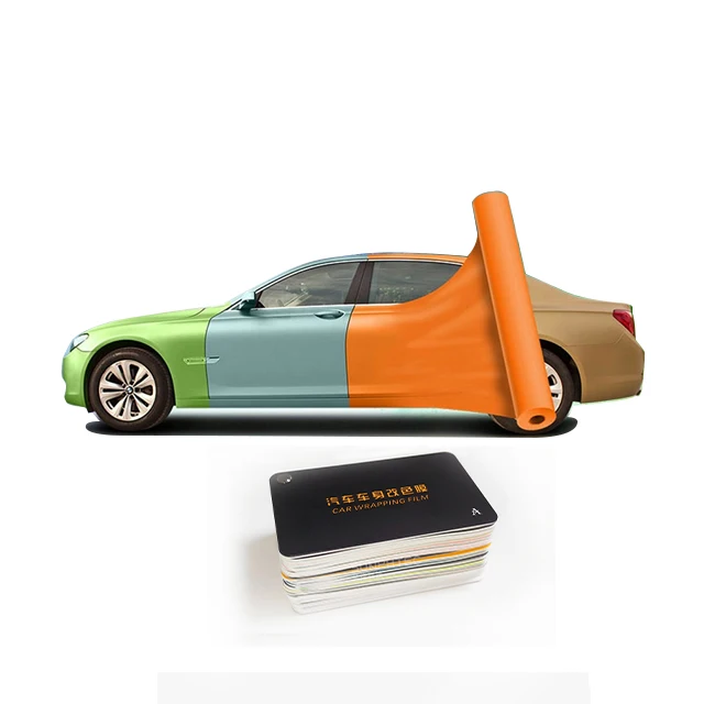 

Меняющая цвет автомобильная пленка для покрытия автомобиля с функцией положения кузова OEM/ODM синяя тонировочная пленка-хамелеон автомобильное украшение