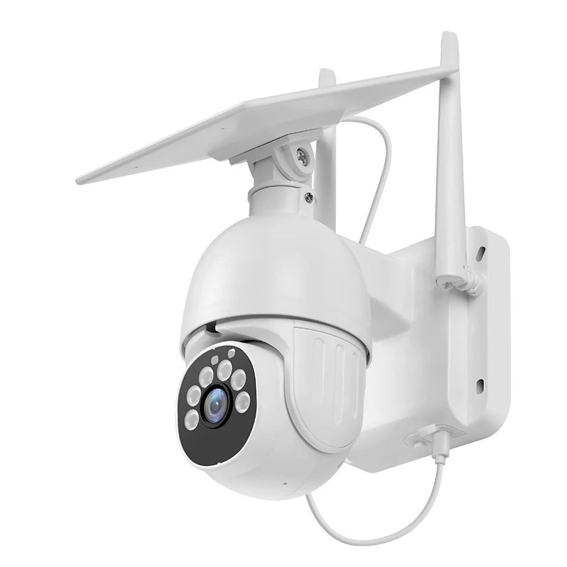 Câmera de vigilância solar, detector de movimento, Smart Video Cam, monitoramento solar, ao ar livre, Tuya, WiFi, CCTV, 1080P