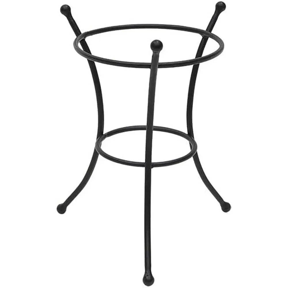 

Подставка для чашки для птиц из кованого железа, 8 дюймов, многофункциональная, черная