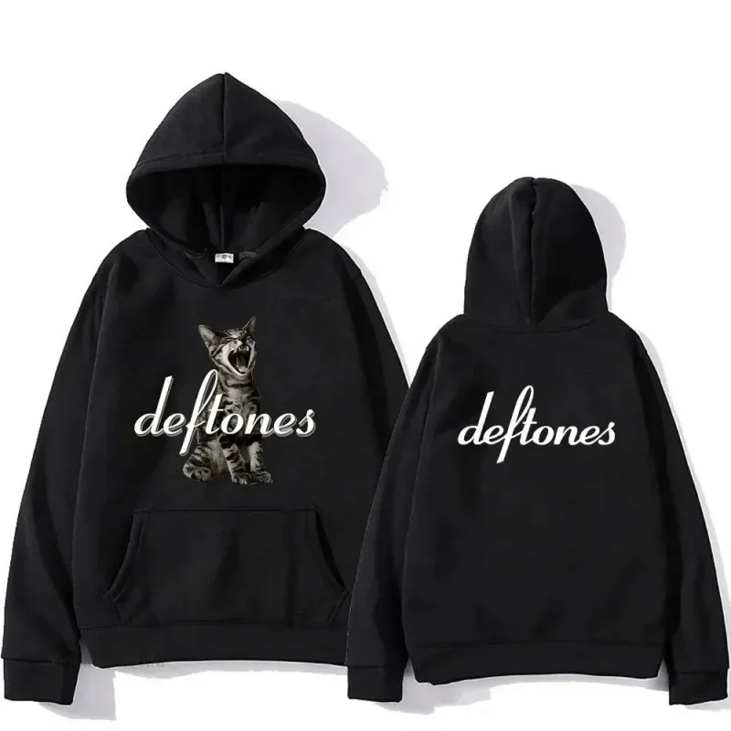 

Худи Deftones для мужчин и женщин, толстовка с принтом группы Around The Fur, ретро-грунг, уличная одежда, унисекс, с длинным рукавом, зимняя одежда с капюшоном
