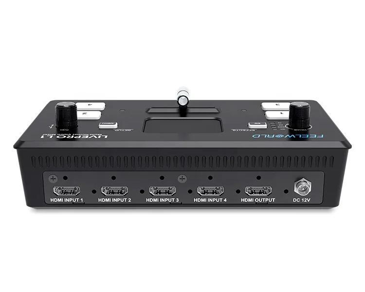 FEELWORLD Professional Live Streaming  4xHDMI Multi-formats video Switcher LIVEPRO L1V1 portable video switcher