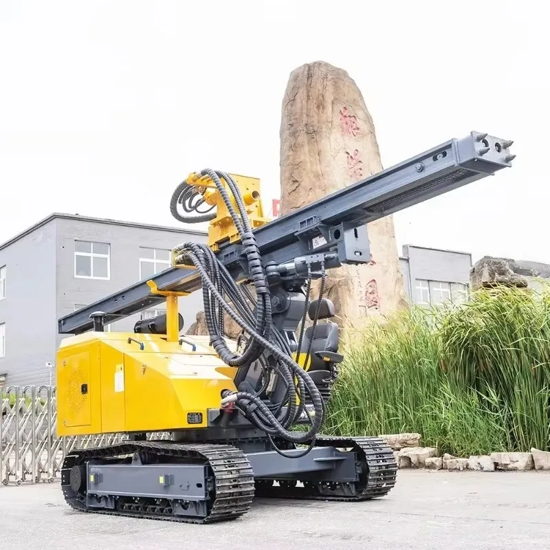 Spiral driver Solar pile driver Casing oscillator Piling dri Hydraulic hammer