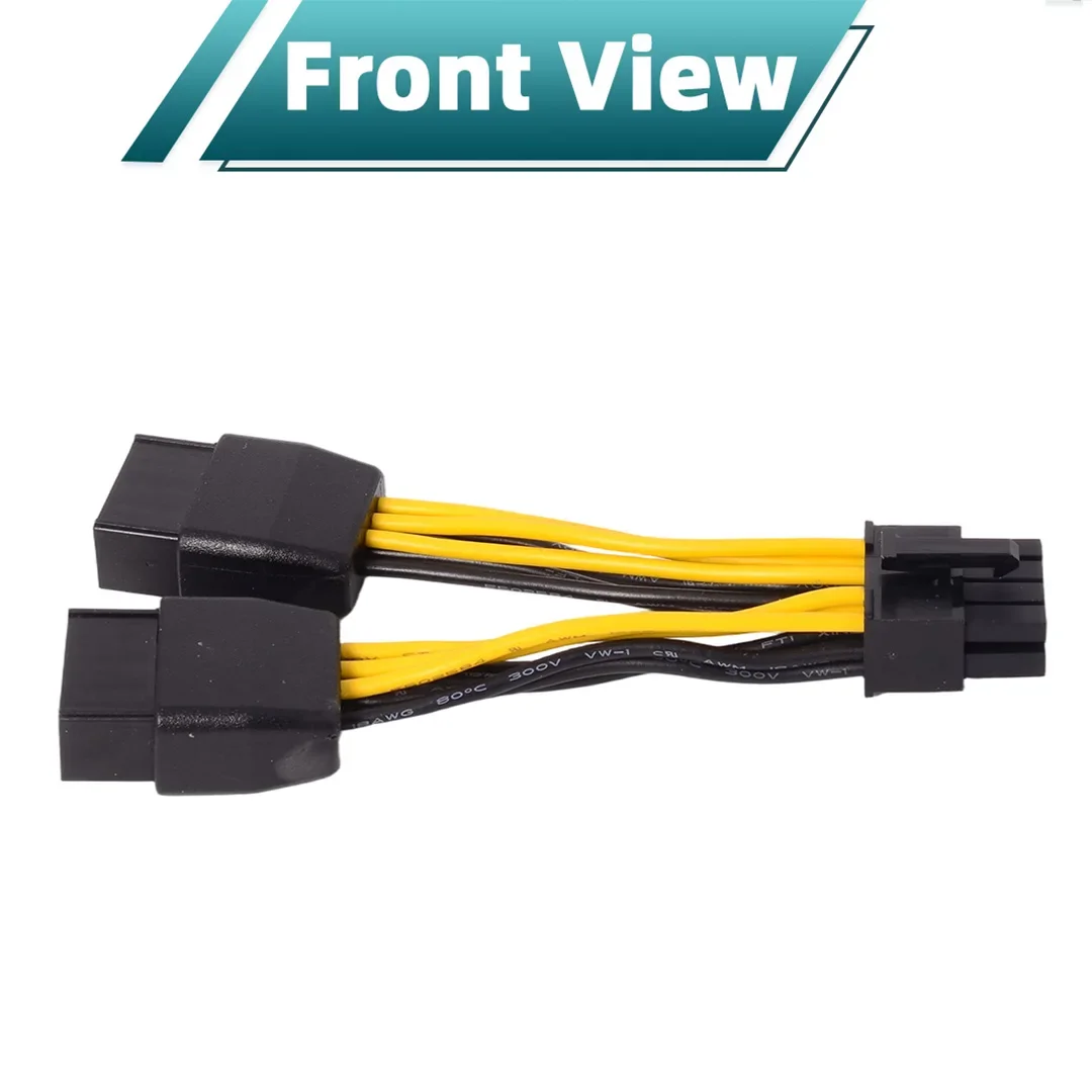 Power Adapter Cable Dual Female 8Pin To 8Pin Male for NVIDIA Tesla Graphics Card M40 M60 P40 P100 V100 A100 K80 M60 A800 GPU