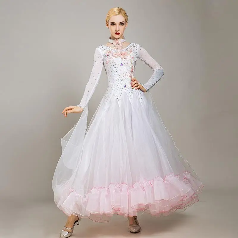 Woman Party Dress New Modern Dance Dress Competition Dress National Standard Dance  Waltz Social Dance Big Swing Costume