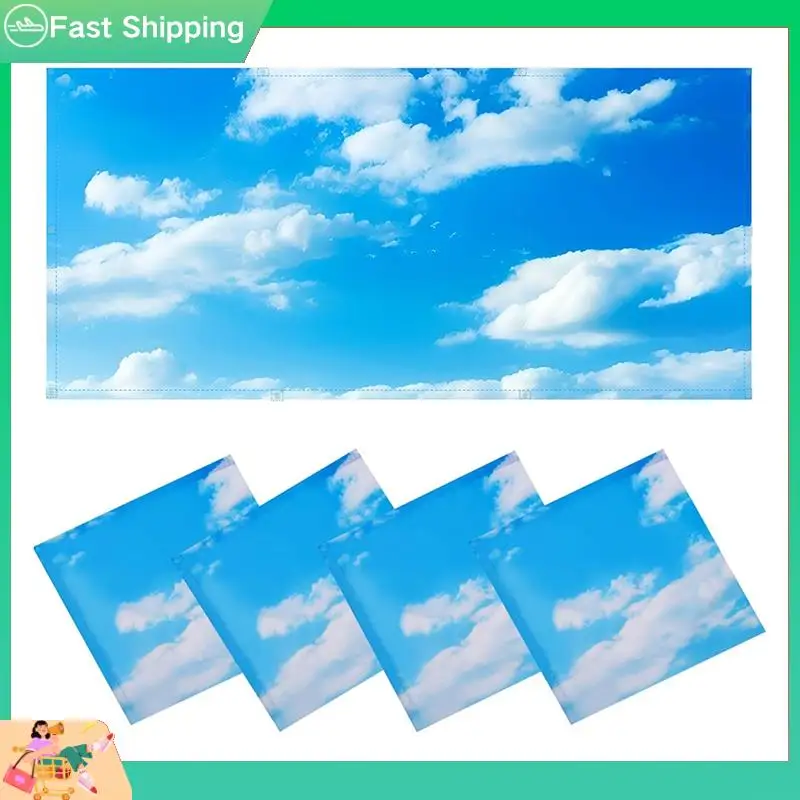 

4Pcs Fluorescent Light Covers Light Covers For Ceiling Lights For Classroom, Office, Hospitals, Home-Tvdae