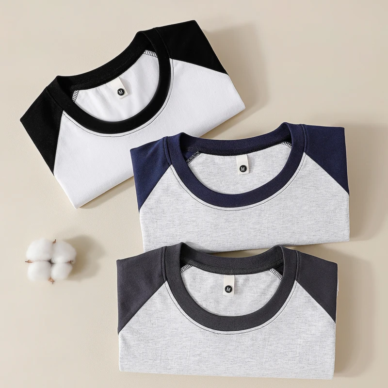 230gsm Fashion Loose Couple Short Sleeve T Shirt Summer O Neck Patchwork T Shirts Men Streetwear Overiszed Heavy Fabric Top Tees