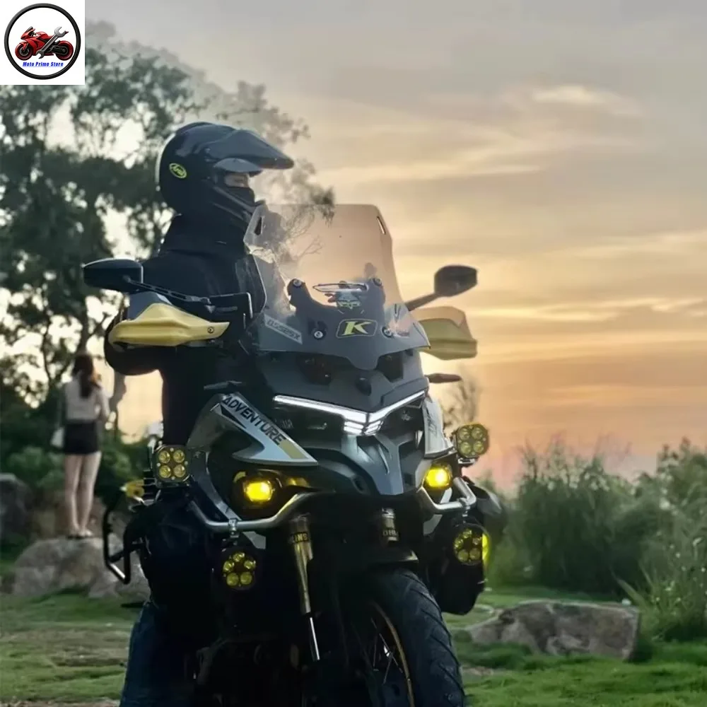For VOGE DS525X High Clear Windshield Front Windscreen Windproof Deflector Rain Shield Accesorios Moto Parabrisas Cupula Parts