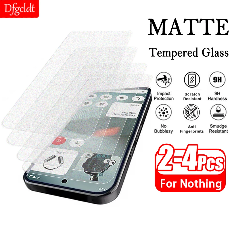 

2-4 шт. матовое защитное стекло с антибликовым покрытием для Nothing Phone 3a Lite, защитное стекло для Phone 3a Pro, матовое закаленное стекло