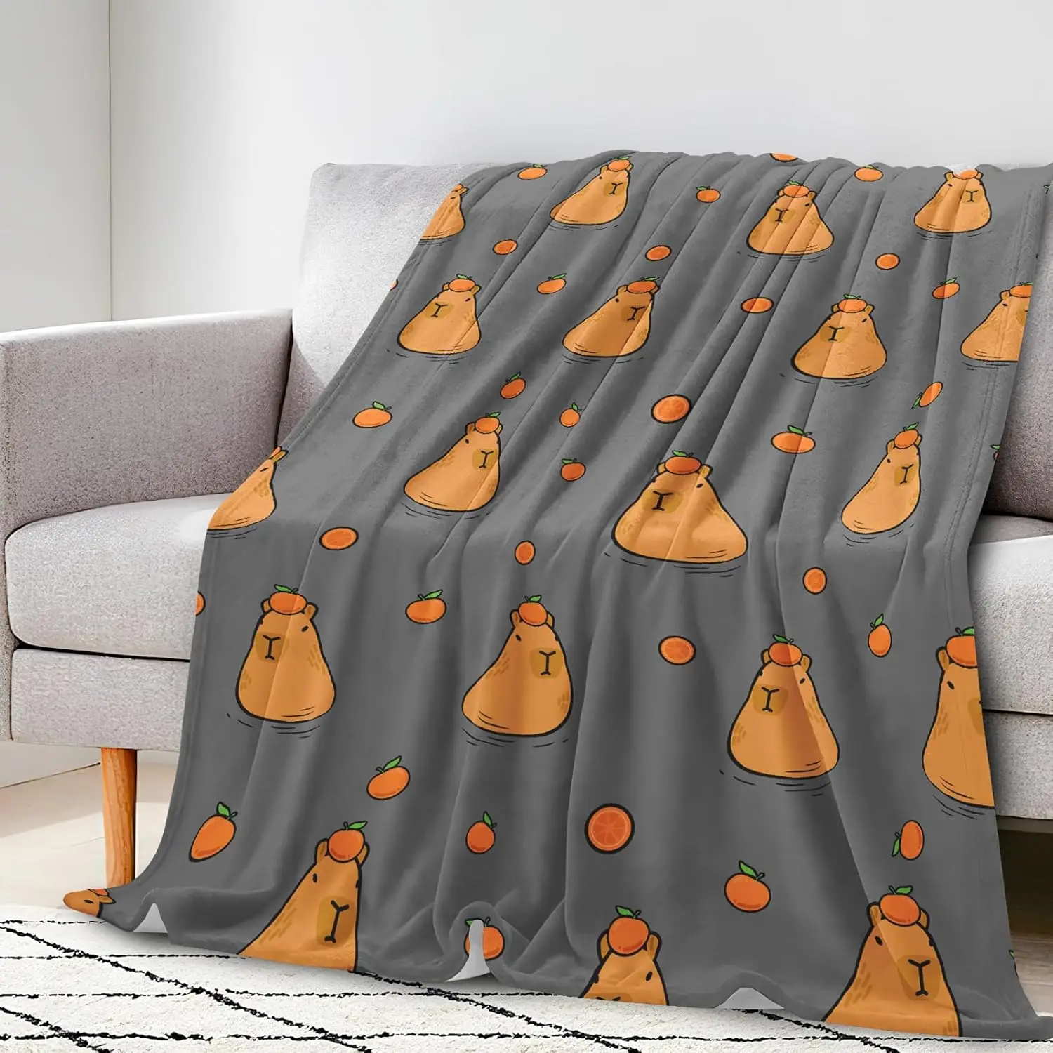 cute cartoon Capybara Blanket, 50