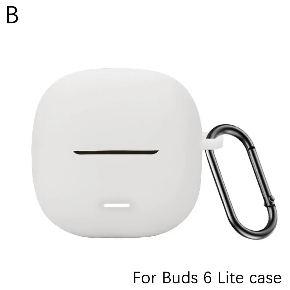 for redmi Buds 6 Lite Case Earphone Silicone Cover Wireless High-end Sleeve Protective Bluetooth Keyring True With Earphone K5D6