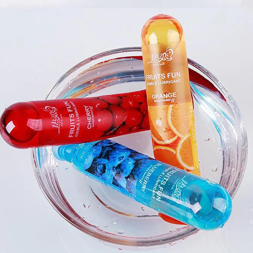 80 مللي زيوت التشحيم القابلة لعق عاطفي فاكهي زيوت التشحيم القابلة للذوبان في الماء الجسم الكبار الجنس سلك قوي الرسم سهلة الاستخدام #3