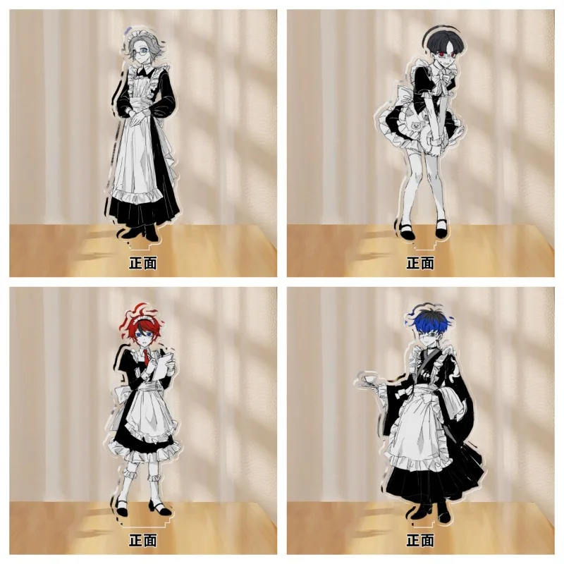 the-hundred-line-last-defense-academy-プレート-デスク装飾-コーヒーメイド-スタンディ-アオトキ・エイト-コレクション-オーナメント-タクミ-アクリル人形