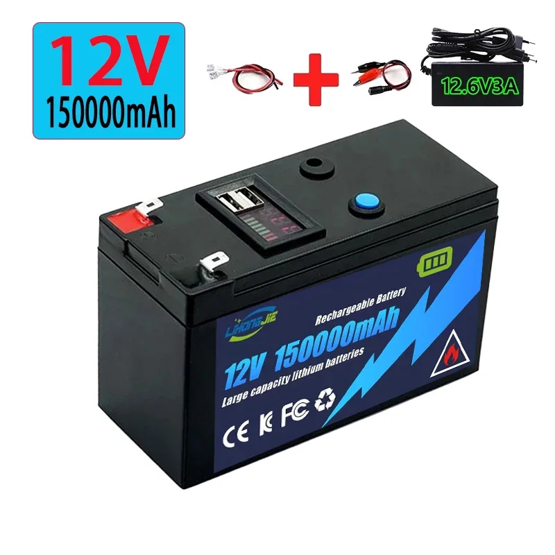 Brand new sprayer 12V 120Ah 3S6P volt built-in high current 30A BMS 18650 lithium battery pack for electric vehicle battery