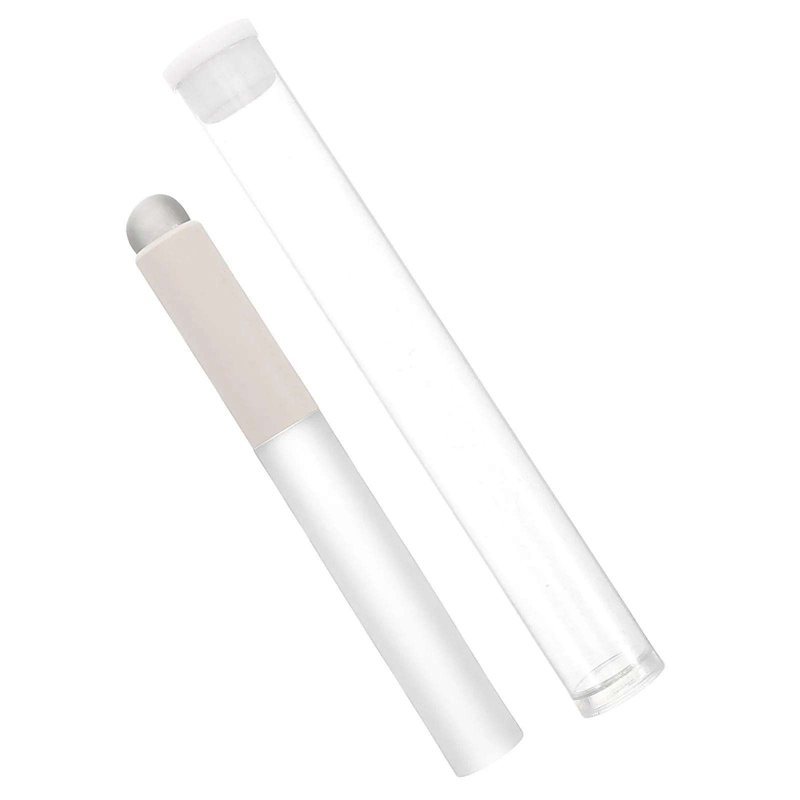 Transparante siliconen lippenborstel met ronde kop, zachte applicatie voor lippenstift, lipgloss, balsem, masker, reisvriendelijk, essentieel voor make-up