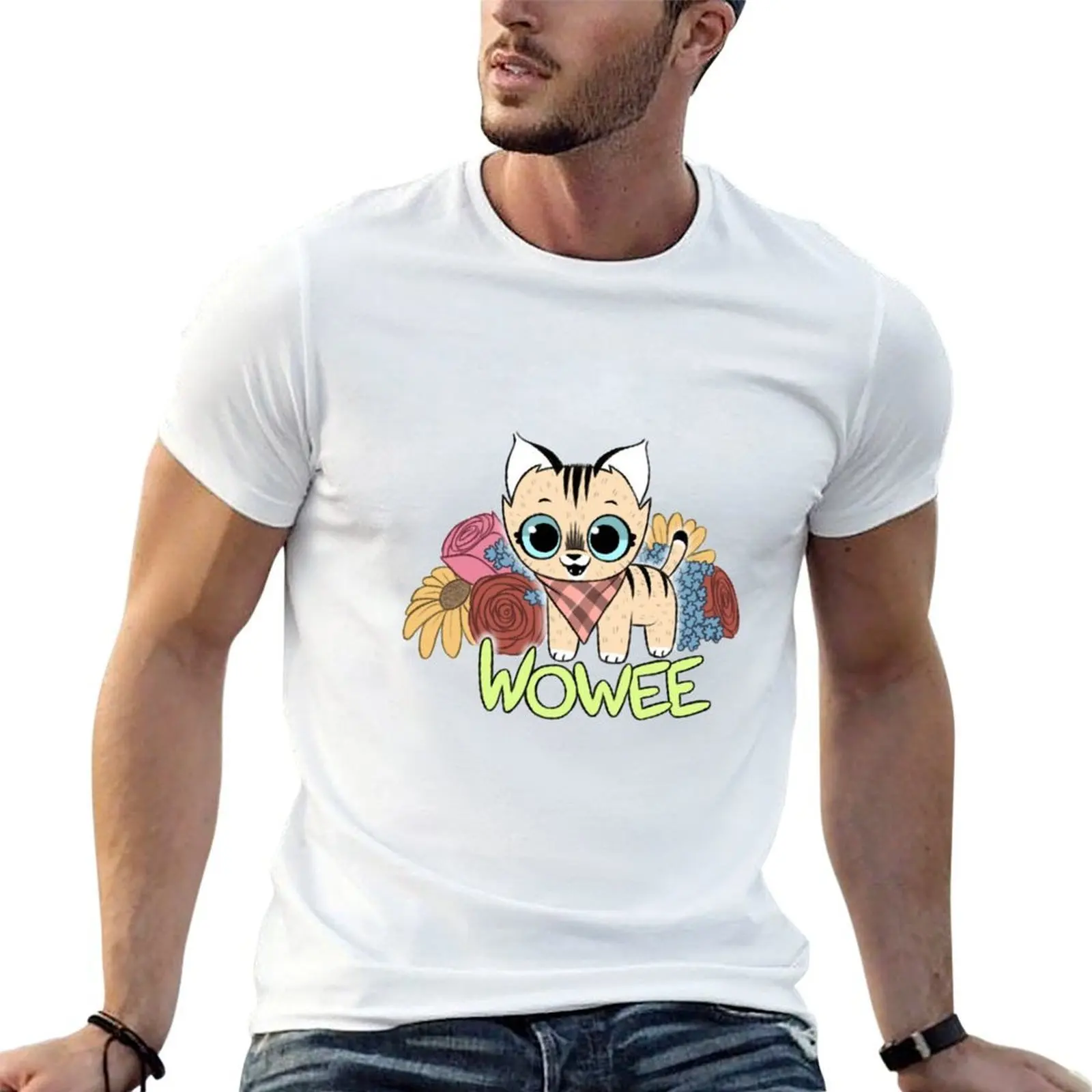

Pixie Wowee Flower Background T-Shirt man t shirt luxury man t shirts cotton T-Shirt