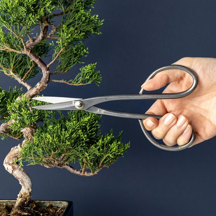 مقص ياسوجي مصنوع من الفولاذ المقاوم للصدأ في اليابان مقص بونساي ساتسوكي 7.09 180 ملم مقصات تشذيب وتقليمها من أجل الدقة