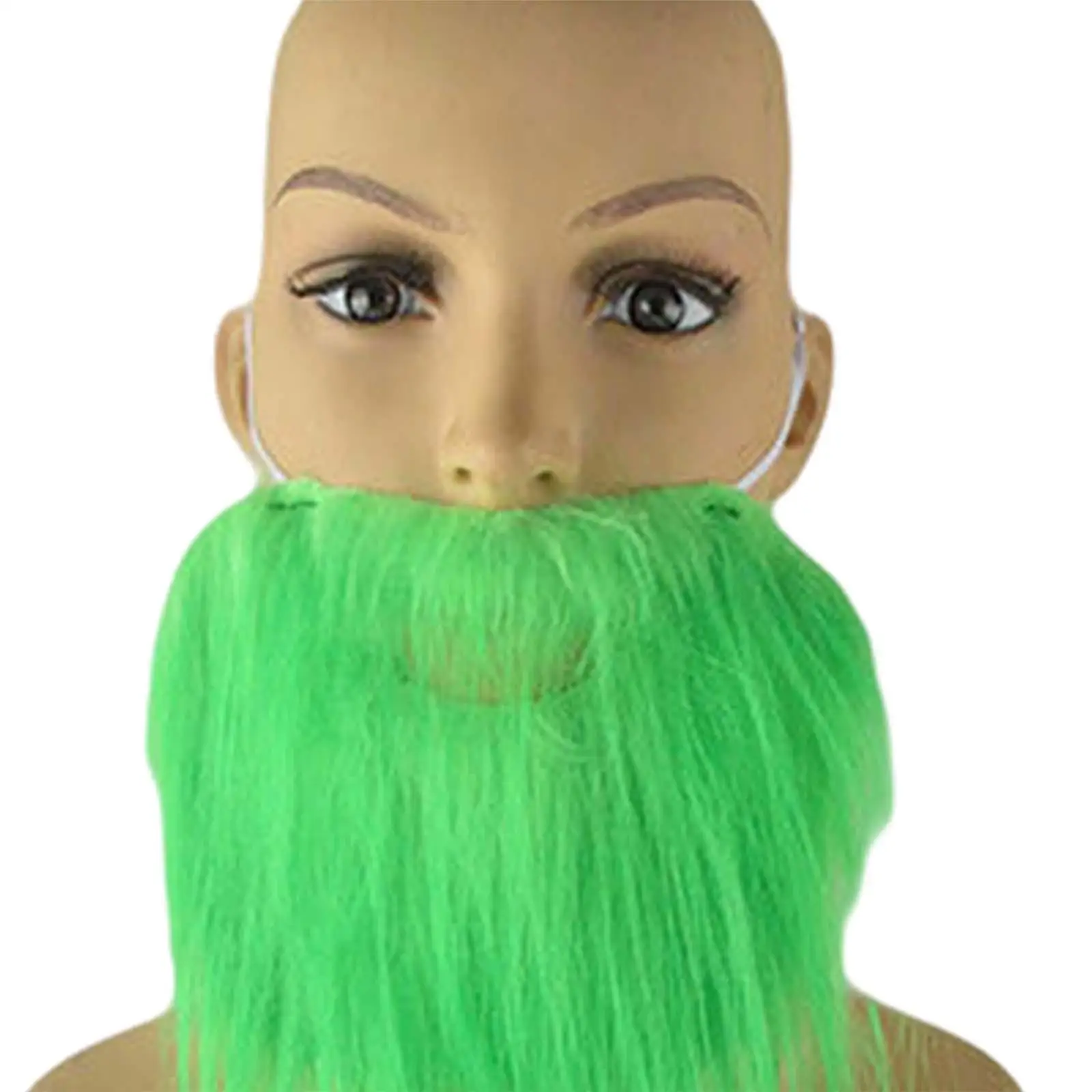 Simulazione del costume della barba di Patrick finta per uomo Baffi finti peli del viso per le vacanze festive Carnevale ST Patricks Halloween