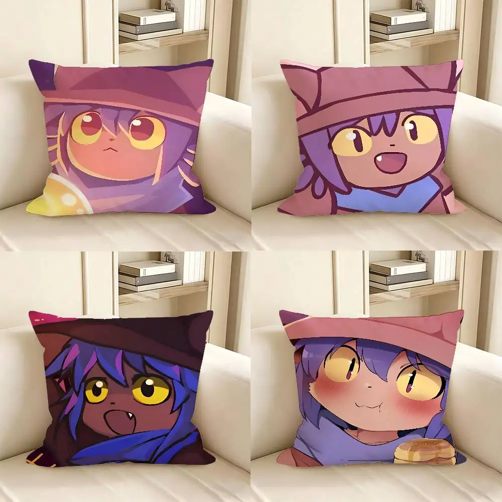 1pc Anime Niko Oneshot Pillow Case Fashion Square Pillowcase Bedroom Sofa Room Ins Decoration Leisure