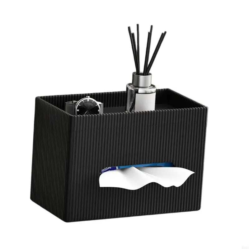 PU-Leder-Tissue-Box-Abdeckung, rechteckiger Papierhandtuchhalter für Wohnzimmer, Schlafzimmer, Badezimmer, Heimdekoration, B03E – Detail 9