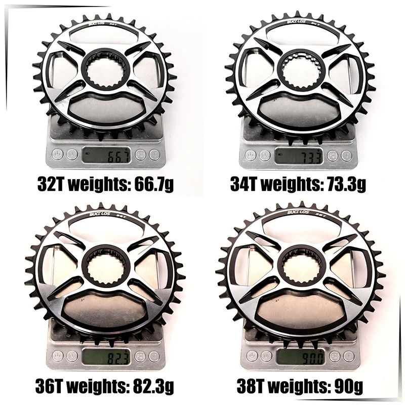 BUCKLOS 12s Chainring for Shimano M6100 M7100 M8100 M9100 12v Narrow Wide MTB Chainring 32T 38T Direct Mount Bicycle Chain Ring