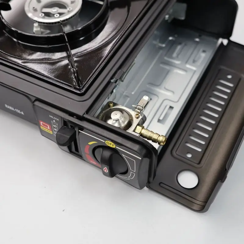 Outdoor Cassette Gas Stove Portable Camping Cooker Butane Burner Windproof Picnic Cooking Stove