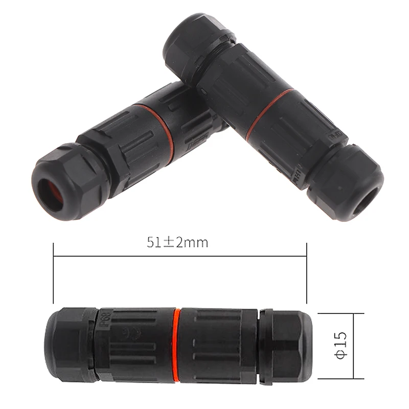 IP68 Screwless Mini Waterproof Connector CDF-M3 2-3  Direct Outdoor Lighting Small Waterproof Connector