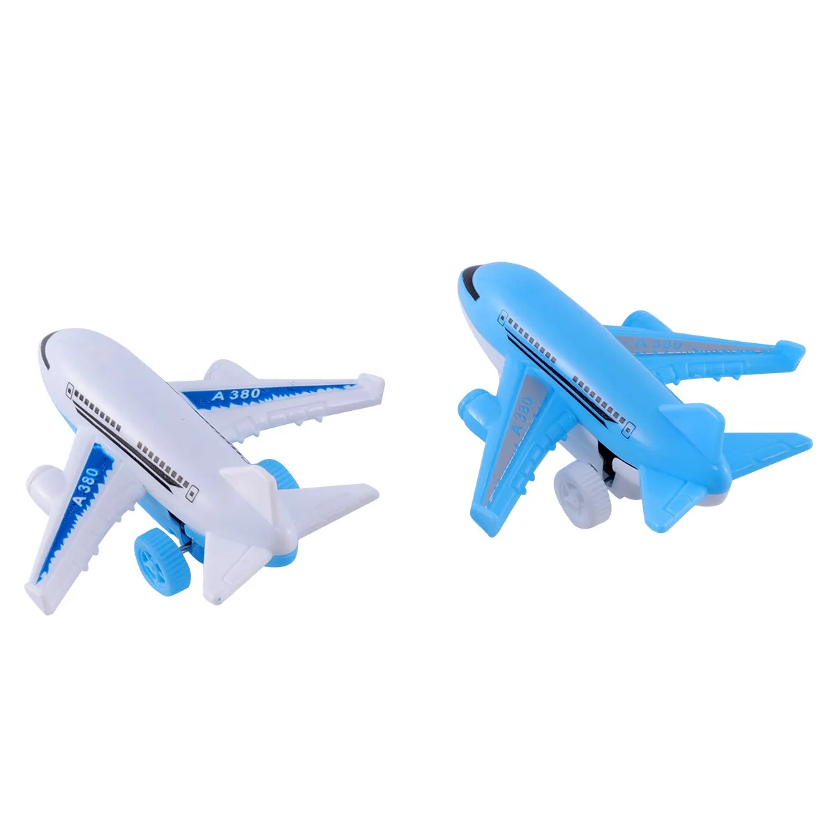 

12Pcs Kids Pull Back Airplane Plastic Passenger Simulation Plane Gift Creative Educational Indoor Decoration Set