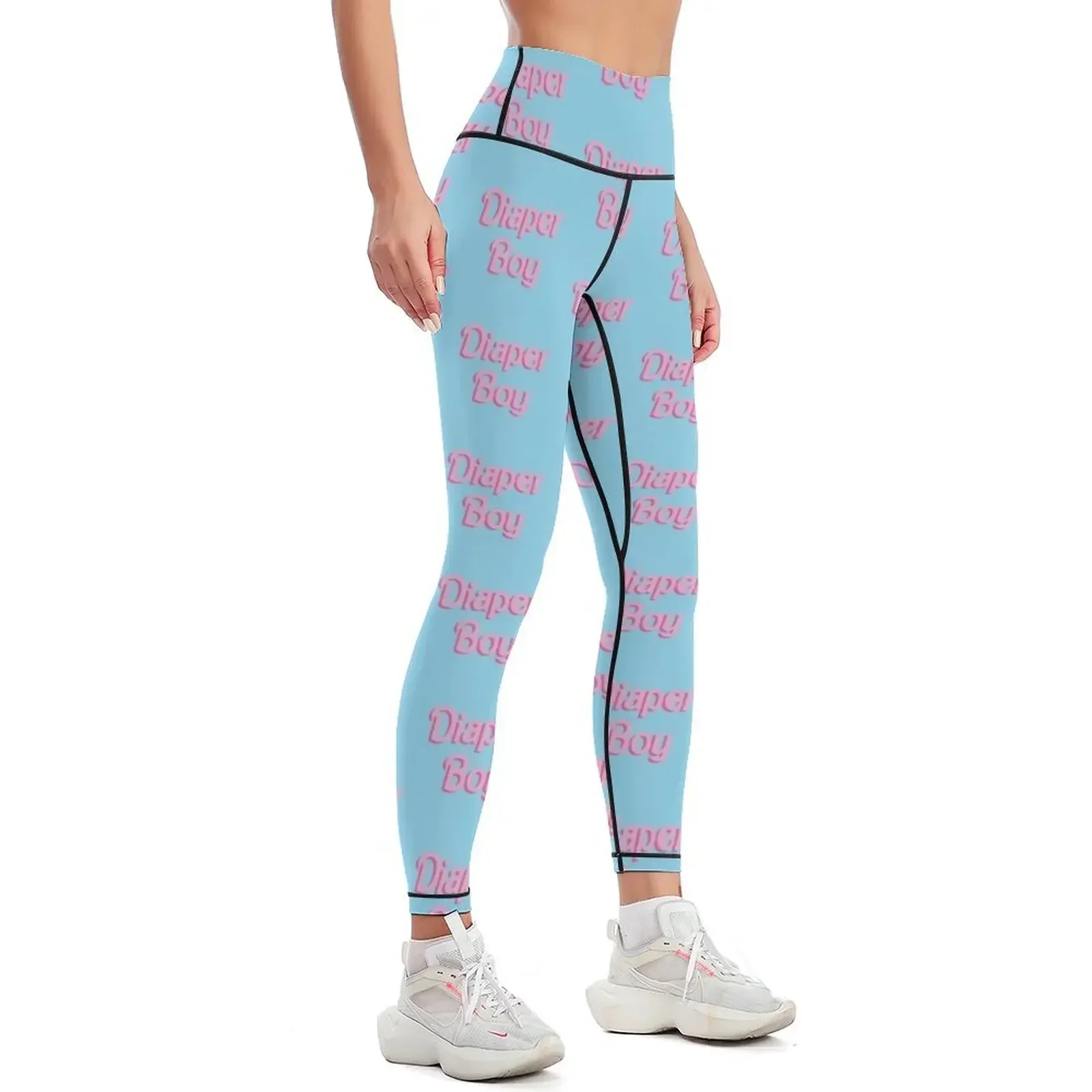 Diaper Boy - doll font Leggings gym's sportswear legging push up for physical Golf wear Womens Leggings