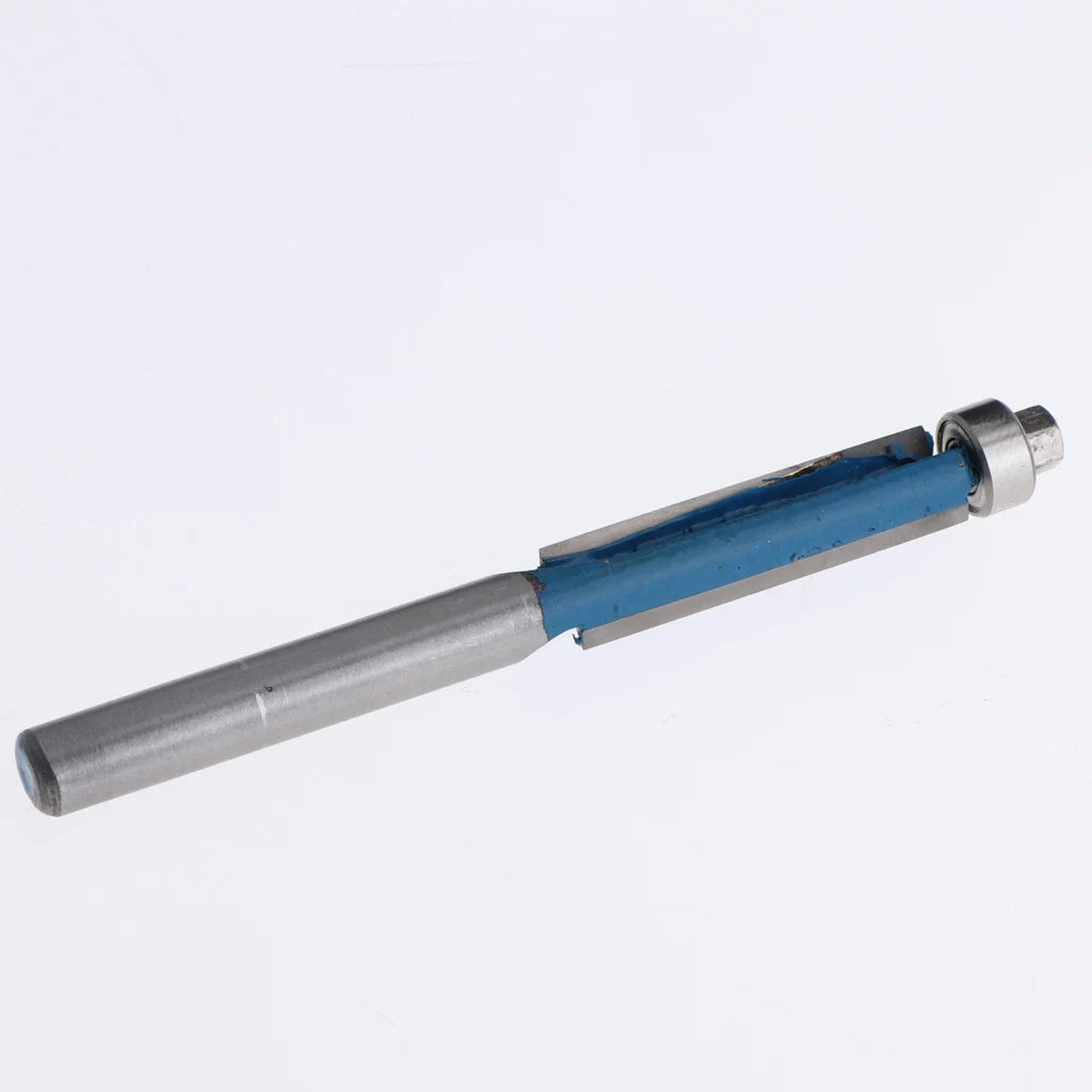 Alloy Bearing Flush Trim Router Bit Extra Long Woodworking Milling Cutter for Power Tool