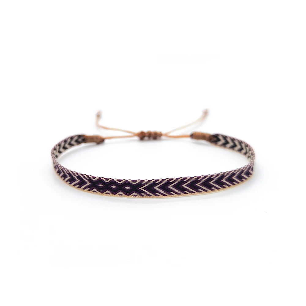 KKBEAD Kolumbien Armband Stoff Stoff Armbänder für Frauen Männer Handgewebtes geflochtenes Armband Geschenk Großhandel Boho Freundschaftsschmuck – Detail 28