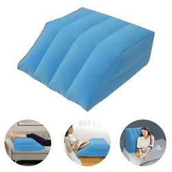 Inflatable Footrest for Under Desk Airplane Travel Camping, Adjustable and Portable Car Footstool for Indoor and Outdoor