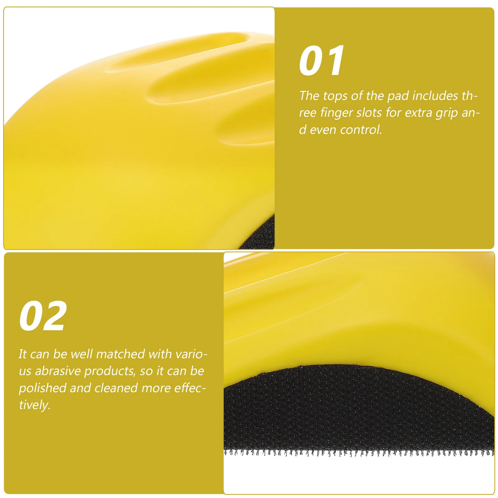 

Polishing Disc Premium Pu Foam Hand Sanding Block For Woodworking Auto Body Drywall Sanding Mouse Hook Backing Plate