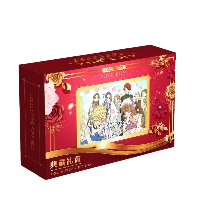 صندوق هدايا Manhwa Be A Princess Someday الكوري - بطاقة Athanasia Claude Lomo وحامل أكريليك وبطاقة صور هدية Anime Merch