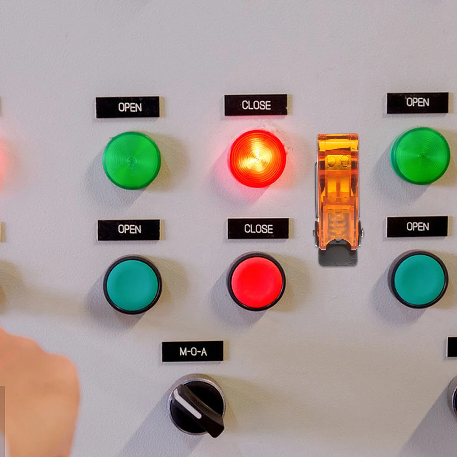 

Car Toggle Switch Cover Plastic Protective Plate for Automotive Electronic Components Safety Lock Cover Dustproof and Waterproof