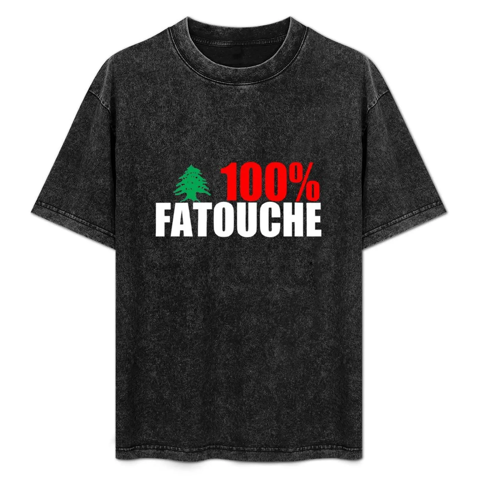 

Lebanon - 100% Fatouche T-Shirt aesthetic clothes quick-drying blacks Men's t-shirt